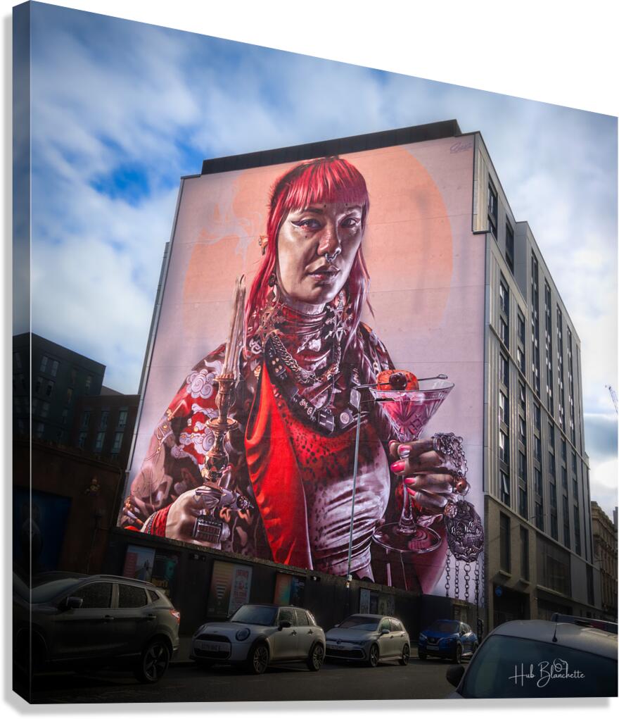 The Lost Giant Mural Glasgow Scotland UK Canvas Print
