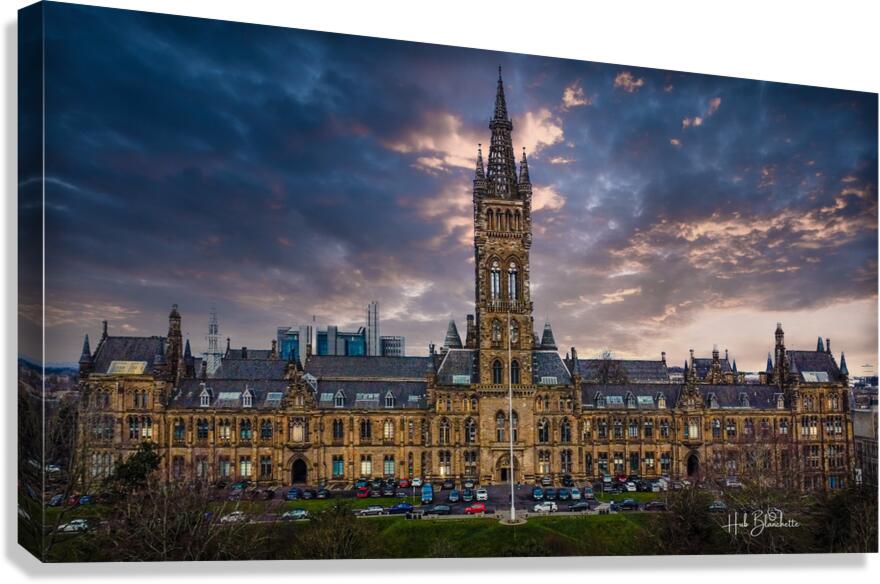 University of Glasgow Gilbert Scott Building Scotland UK Canvas Print