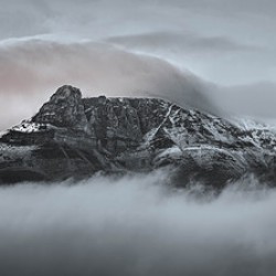 Rolling Clouds In The Rockies Alberta Canada