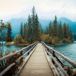 Pyramid Island Jasper Alberta Canada