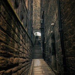 Advocates Close Alleyway Edinburgh Scotland UK