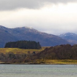Castle Stalker Loch Laich Highlands Scotland UK