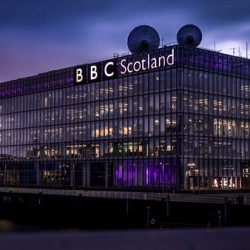 BBC Scotland headquarters at Pacific Quay in Glasgow