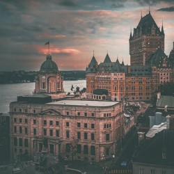 Chateau Frontenac Vieux Quebec Canada