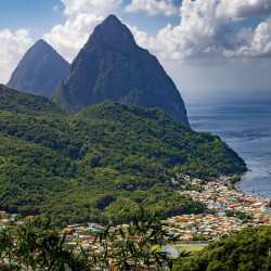Les Piton In Saint Lucia