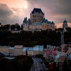 Chateau Frontenac Vieux Quebec Canada