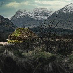 Turf and Creel House Scottish Highlands Scotland UK