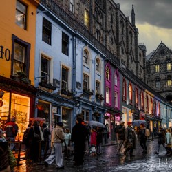 Victoria Street Edinburgh’s Old Town Scotland UK