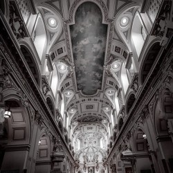 Basilica Cathedral in Old Quebec City Canada