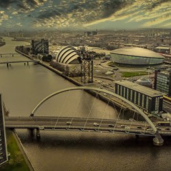 River Clyde Glasgow Scotland UK