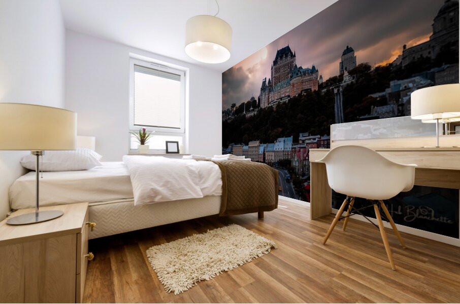 Chateau Frontenac Vieux Quebec Canada Mural print
