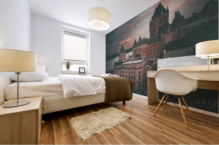 Chateau Frontenac Vieux Quebec Canada Mural print