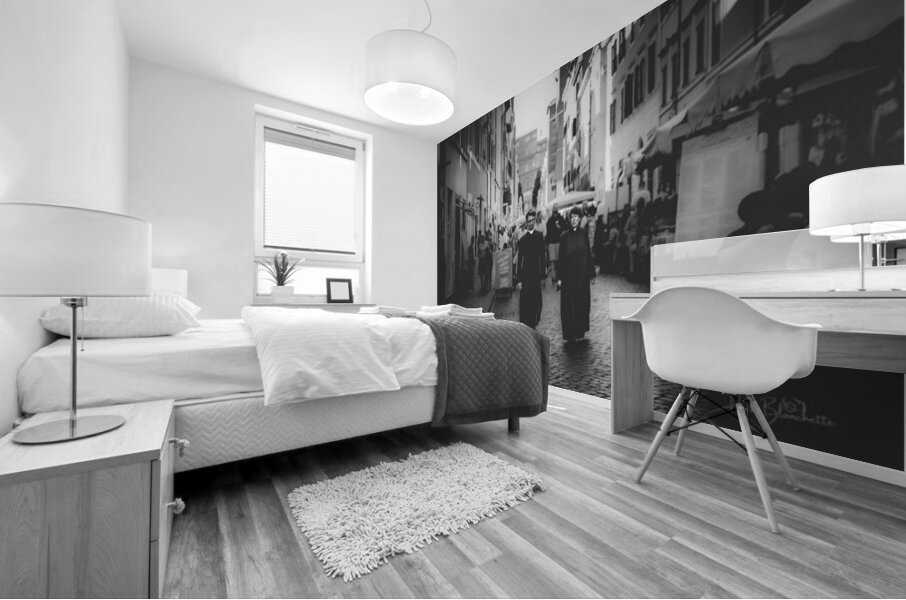 Priests Rome Italy Mural print