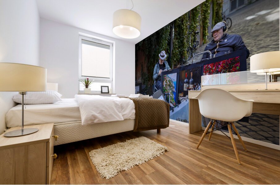 Artists Amalfi Italy Mural print