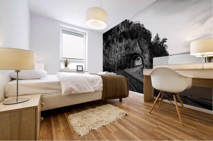 Tunnel Positano Italy Mural print