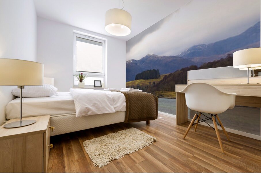 Castle Stalker Loch Laich Highlands Scotland UK Mural print