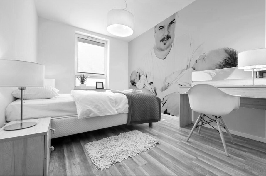 Father and Sons Mural print