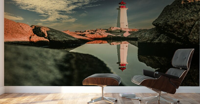 Sunrise Peggys Cove Nova Scotia Canada Wall Murals