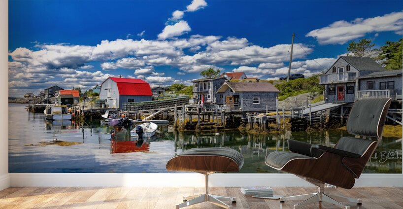 Blue Rock Nova Scotia Canada Wall Murals