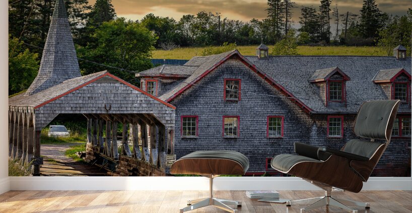 Hunter River Mill PEI Canada Wall Murals