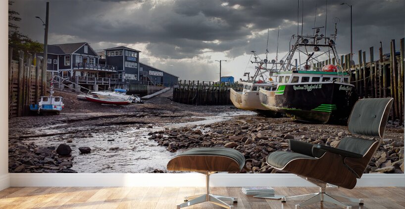 Halls Harbour Nova Scotia Canada Wall Murals