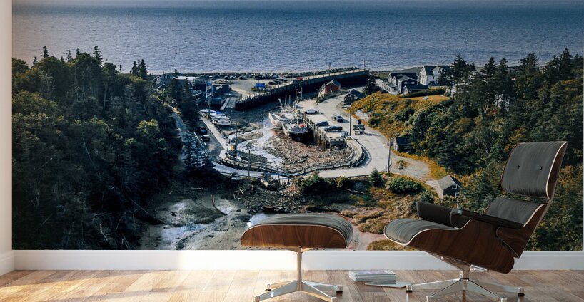 Halls Harbour Nova Scotia Canada Wall Murals