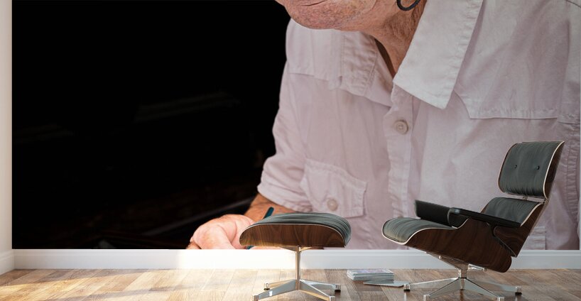 Artist On The Rue Du Tresor In Old Quebec Canada Wall Murals