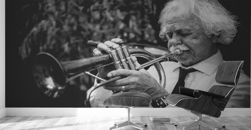 Street Musician Claude Berger Old Quebec City Canada Wall Murals
