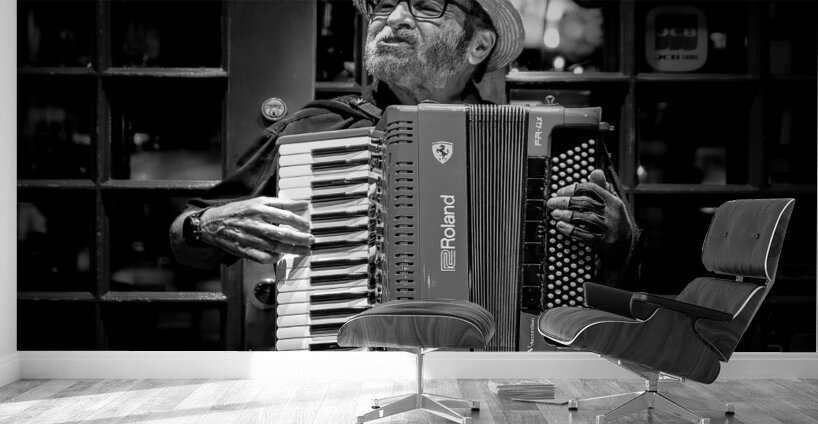 Street Performer Old Quebec City Canada Wall Murals
