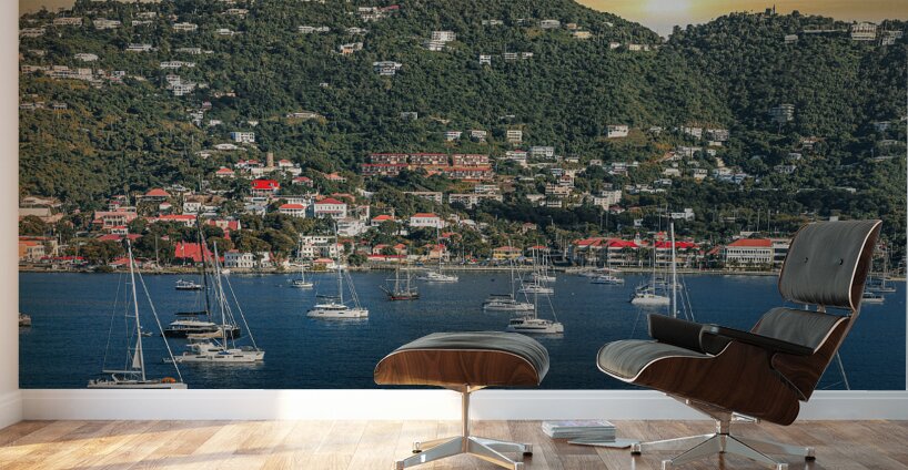Down Town St.Thomas US Virgin Islands Wall Murals