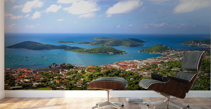 Port Of St.Thomas US Virgin Islands Wall Murals