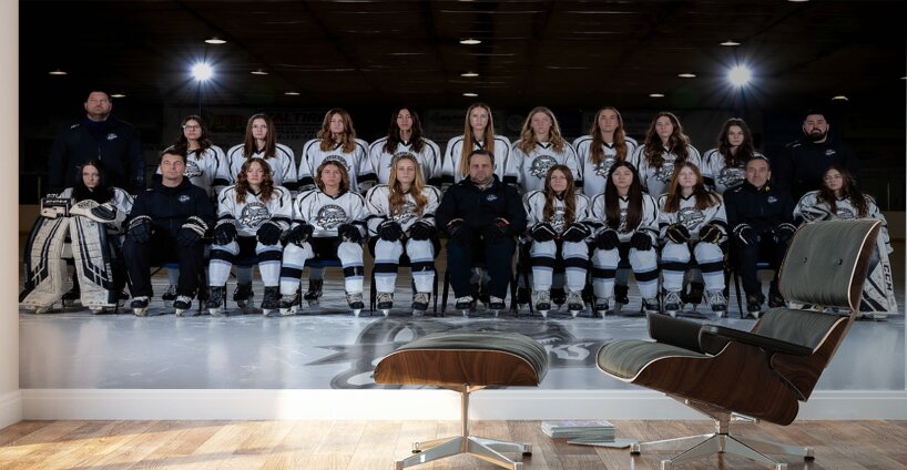 U15 Female Shark Team Photo Wall Murals