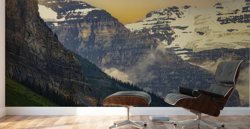 Depth Of Contrast Lake Louise Alberta Canada Wall Murals