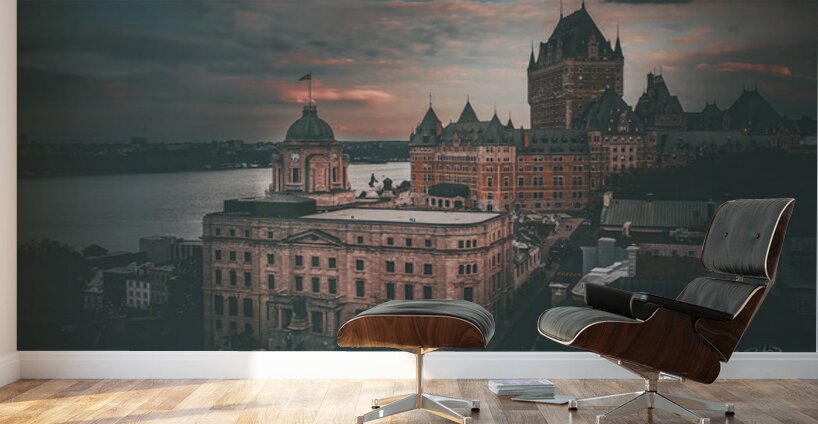 Chateau Frontenac Vieux Quebec Canada Wall Murals