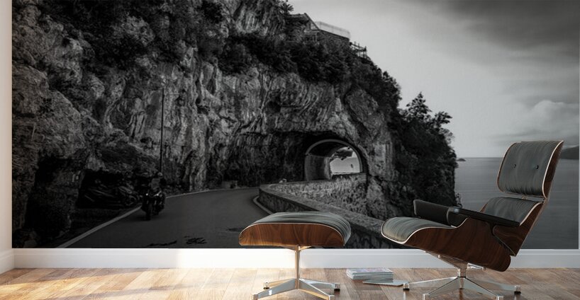 Tunnel Positano Italy Wall Murals