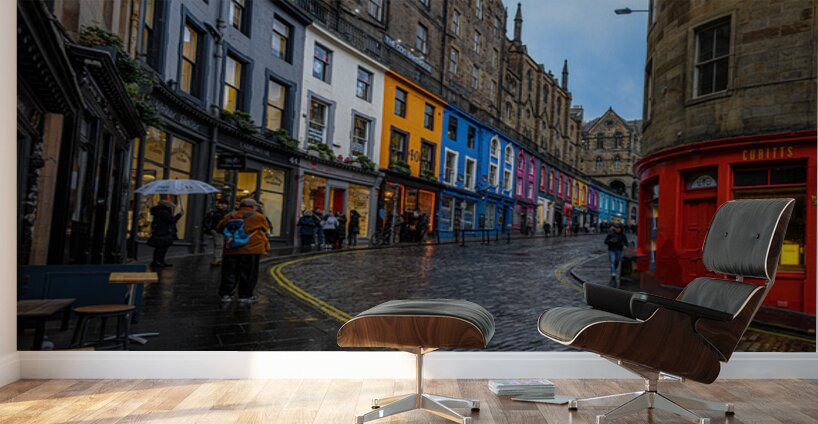 Victoria Street in Edinburgh Scotland UK Wall Murals