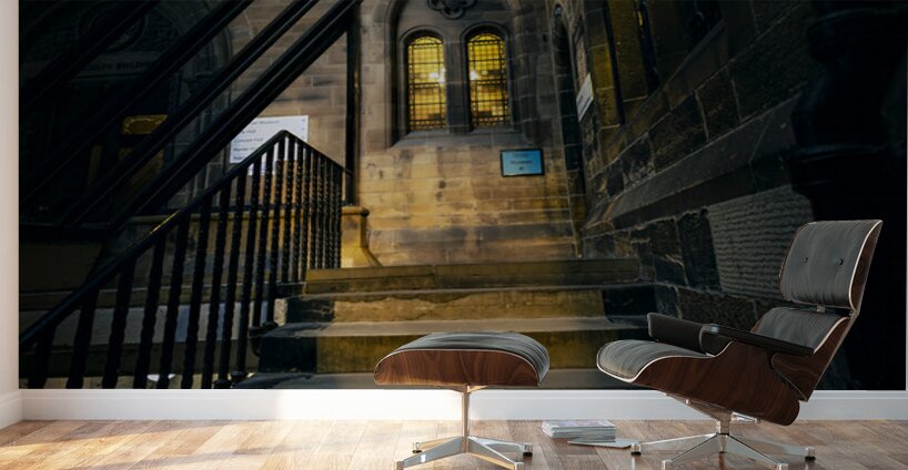 Lion and Unicorn Staircase University Of Glasgow Scotland UK Wall Murals