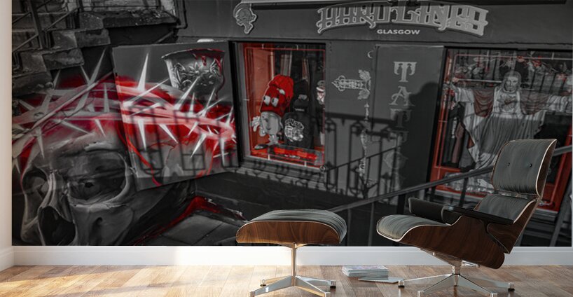 Hardlines Tattoo Glasgow Scotland UK Wall Murals