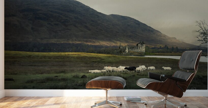 Kilchurn Castle Loch Awe in Argyll and Bute Scotland UK Wall Murals