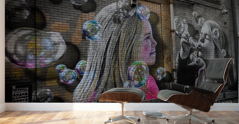 Bubbles Mural Glasgow Scotland UK Wall Murals