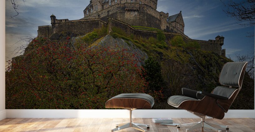 Edinburgh Castle West Side Scotland UK Wall Murals