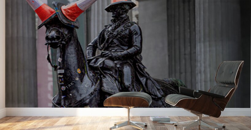 Equestrian Statue of the Duke of Wellington Glasgow UK Wall Murals