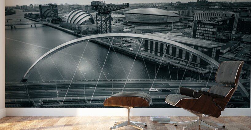 Squinty Bridge Glasgow Scotland UK Wall Murals