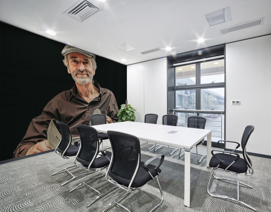 Artist On The Rue Du Tresor In Old Quebec Canada Wall Printing