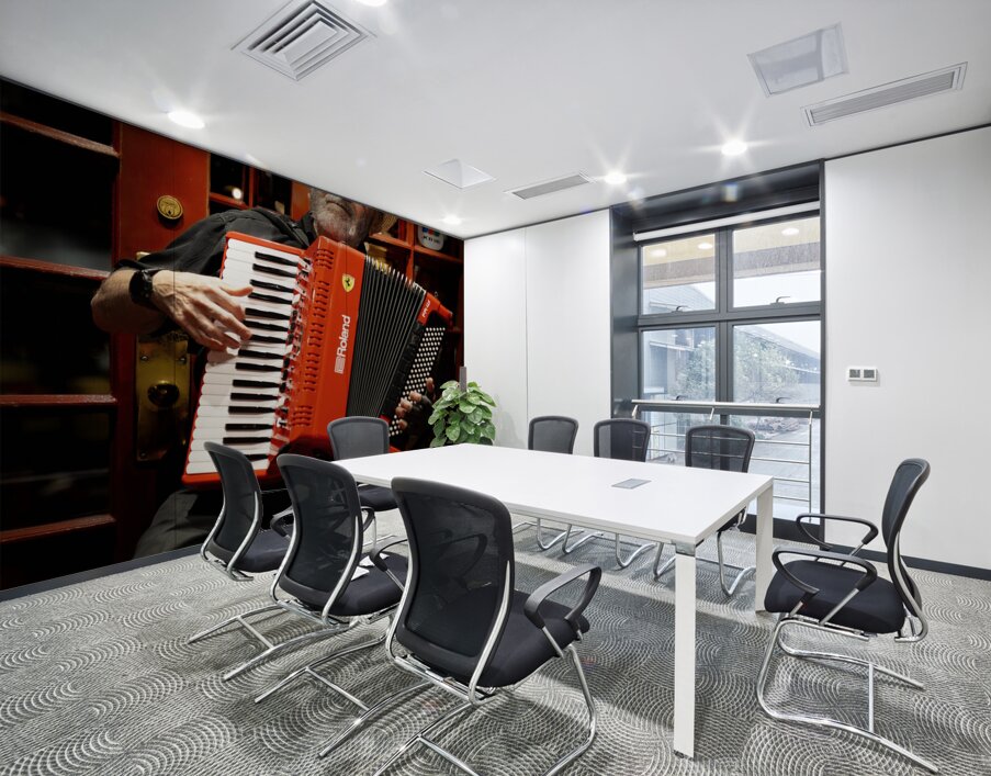 Street Performer Old Quebec City Canada Wall Printing