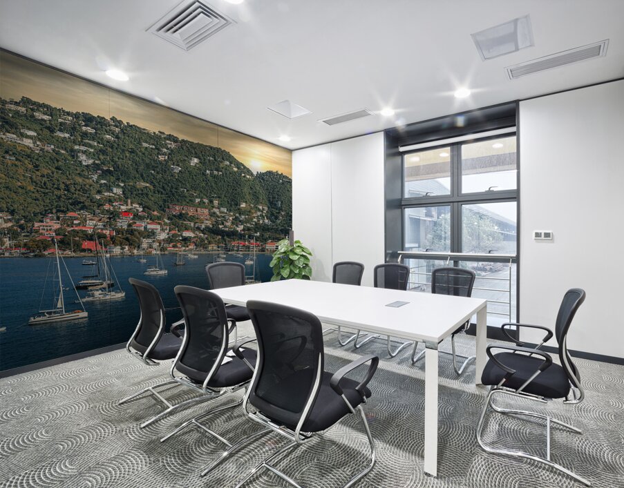 Down Town St.Thomas US Virgin Islands Wall Printing