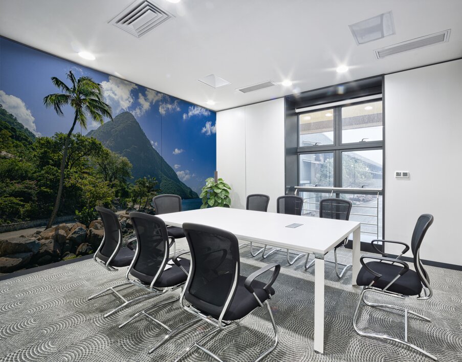 Petit Piton from Sugar Beach Saint Lucia Wall Printing