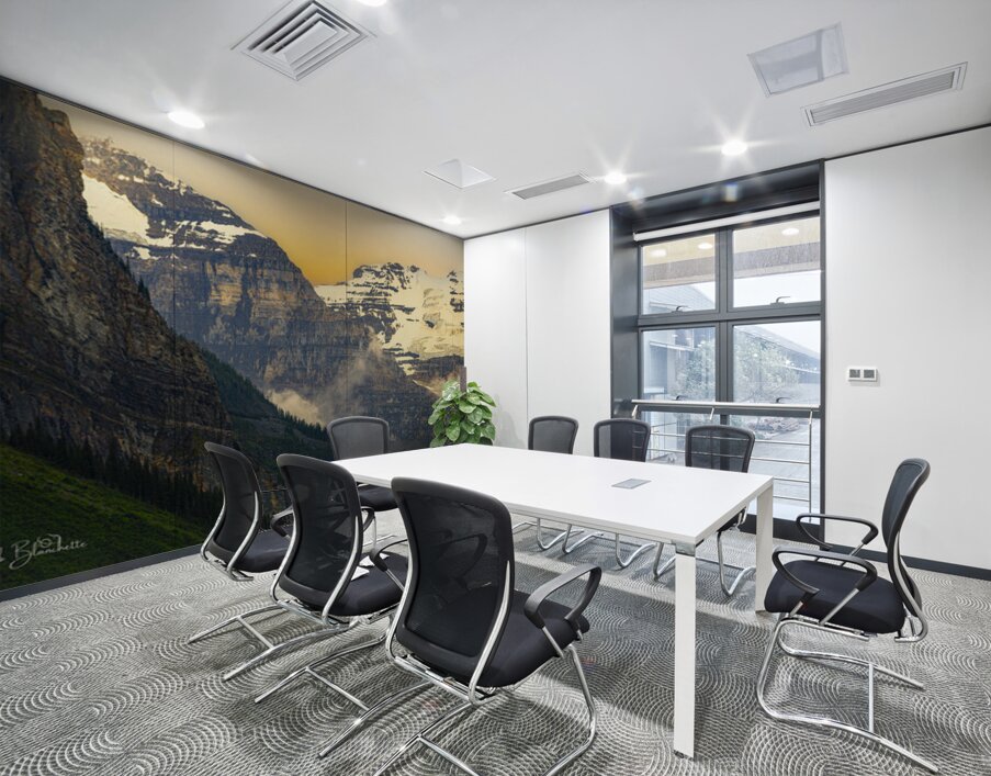 Depth Of Contrast Lake Louise Alberta Canada Wall Printing