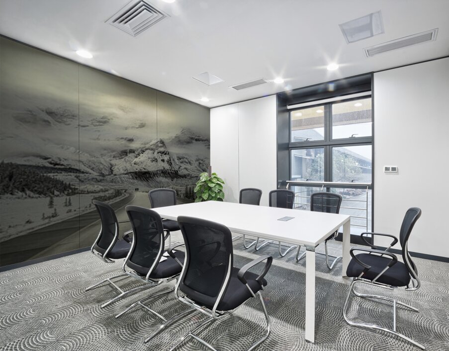 Morning Drive Through Fresh Snow In The Columbia Icefields Alberta Canada Wall Printing