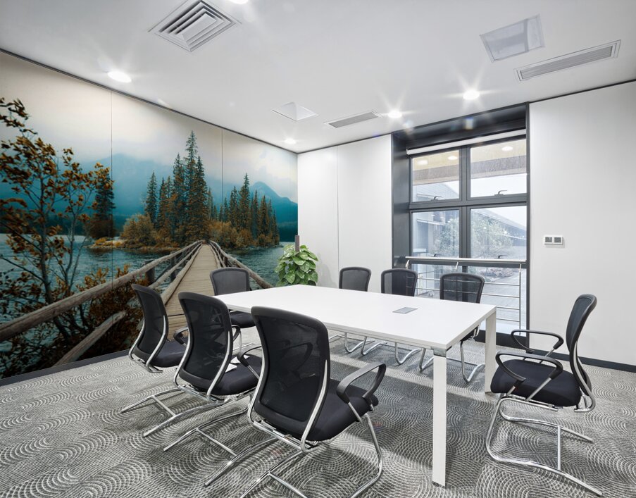 Pyramid Island Jasper Alberta Canada Wall Printing